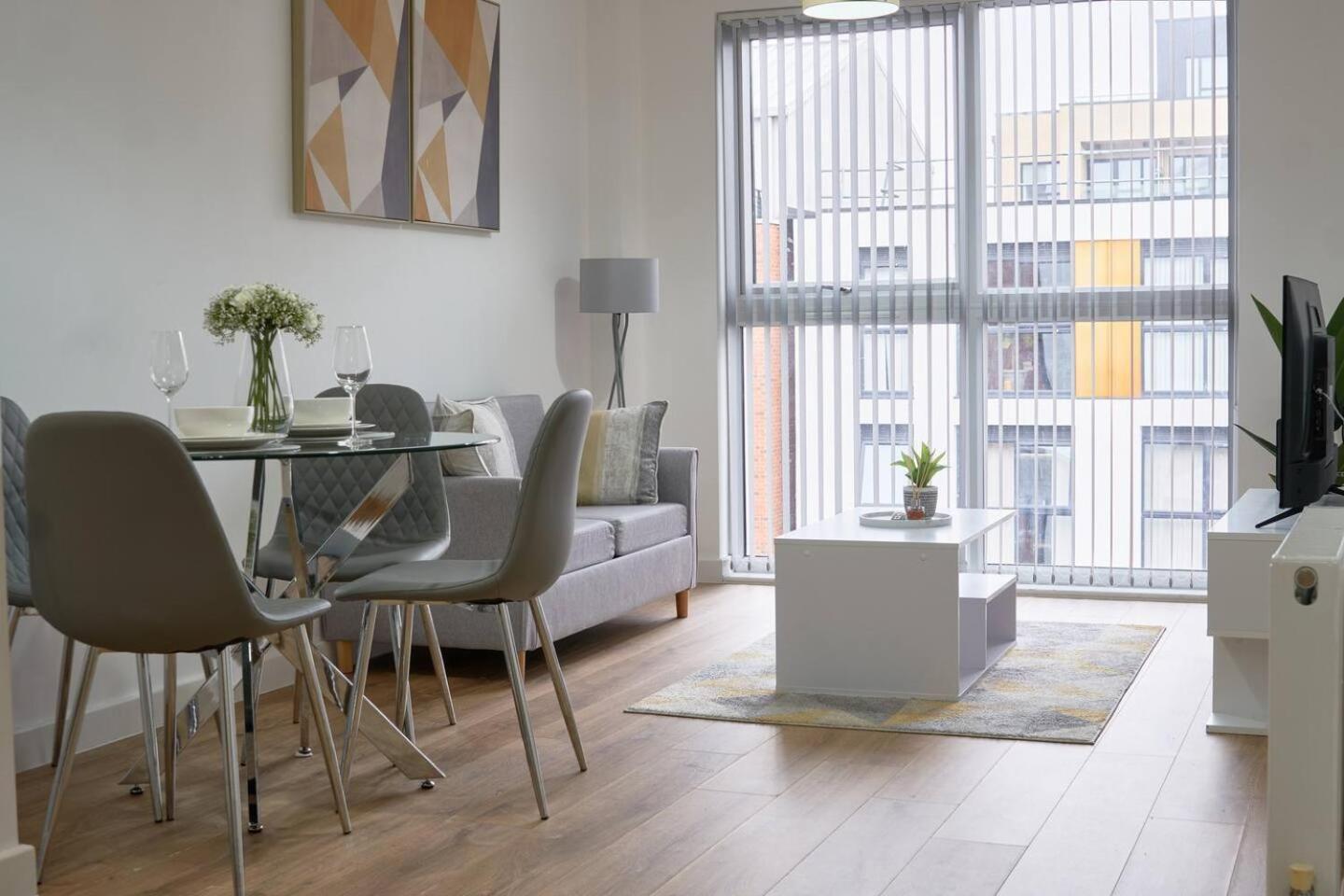 Modern Central Apartment - City Centre - Fast Wifi - Near Utilitia Arena & Icc Birmingham Ngoại thất bức ảnh
